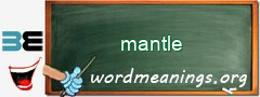 WordMeaning blackboard for mantle